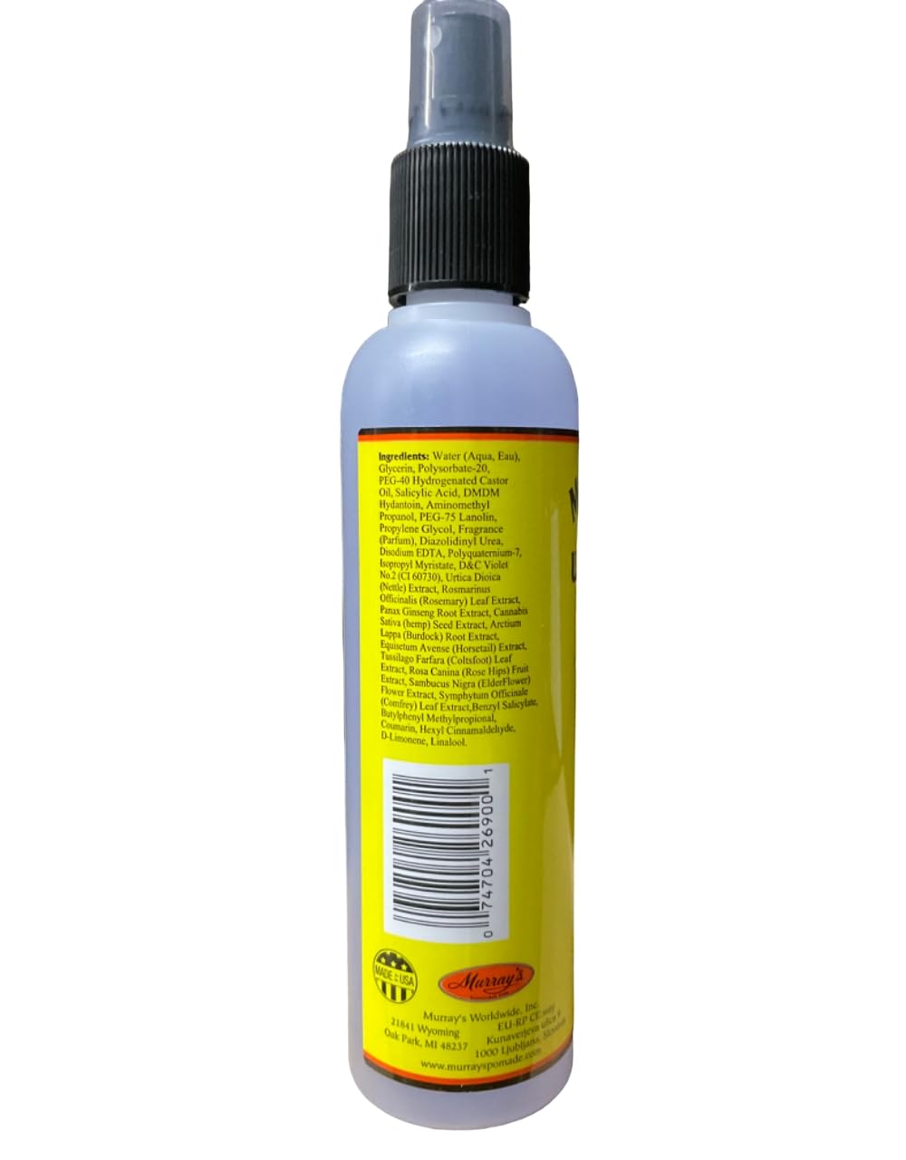 Murray's aerosol application tresses démelage en douceur.