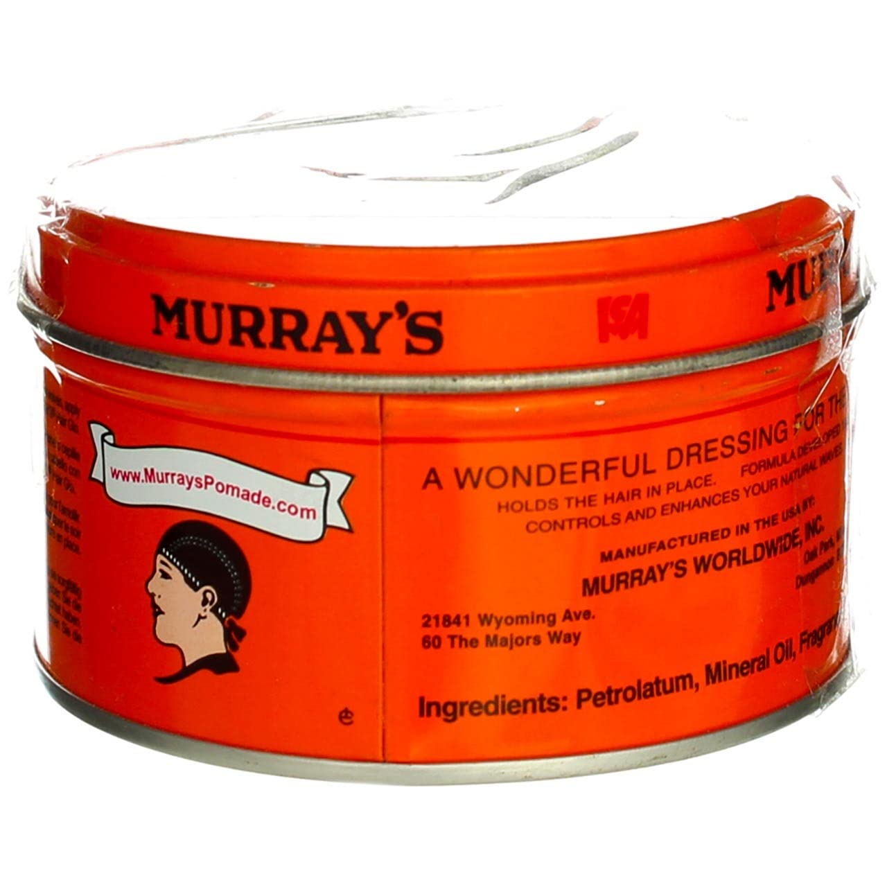 Shiny finish achieved with Murray's pomade on smooth hair.