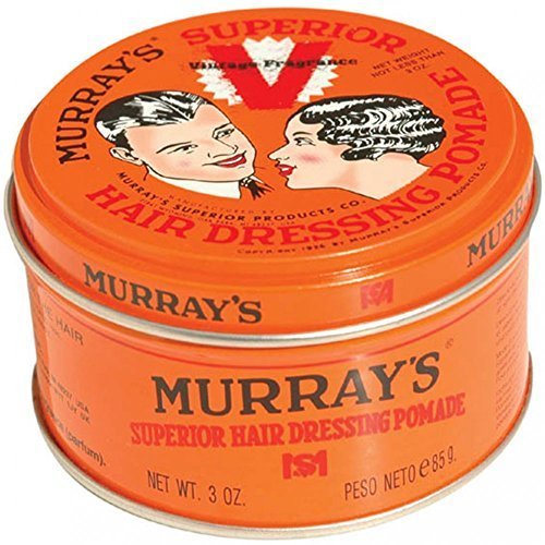 Murray's pomade vintage édition bouteille, tenue forte pour coiffure structurée.