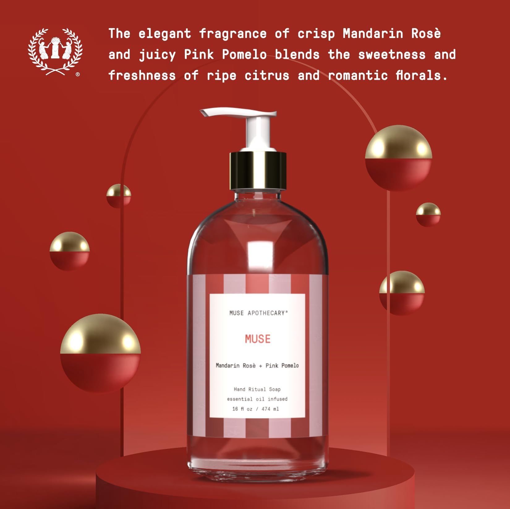 Muse Apothecary Hand Ritual – Aromathérapie naturelle grâce aux huiles essentielles sélectionnées.
