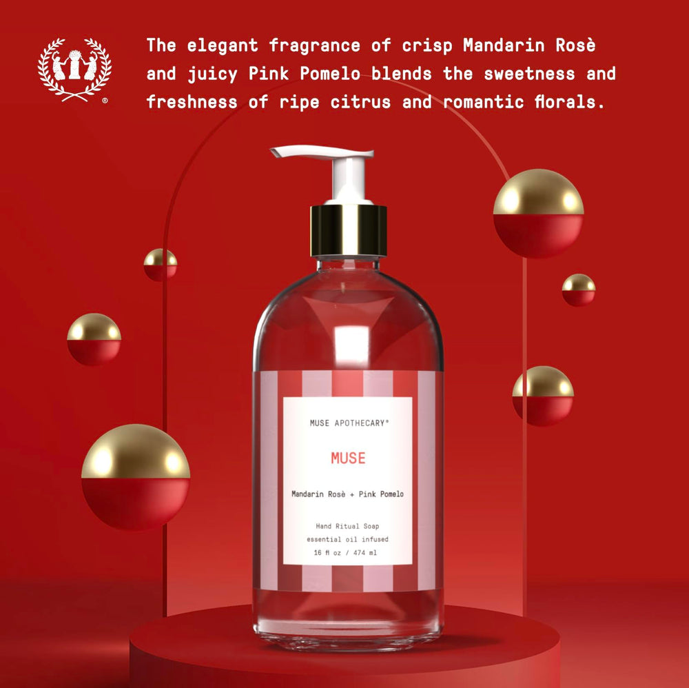 Muse Apothecary Hand Ritual – Aromathérapie naturelle grâce aux huiles essentielles sélectionnées.