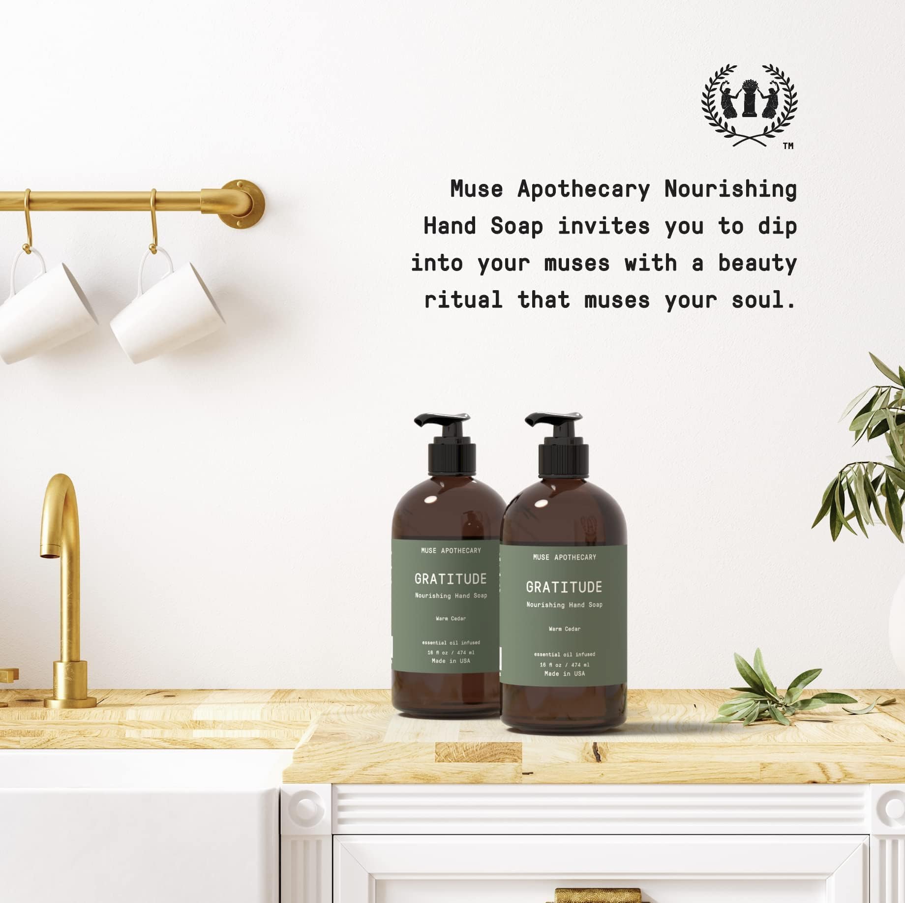 Muse Apothecary aromathérapie naturelle pour mains propres et revitalisées