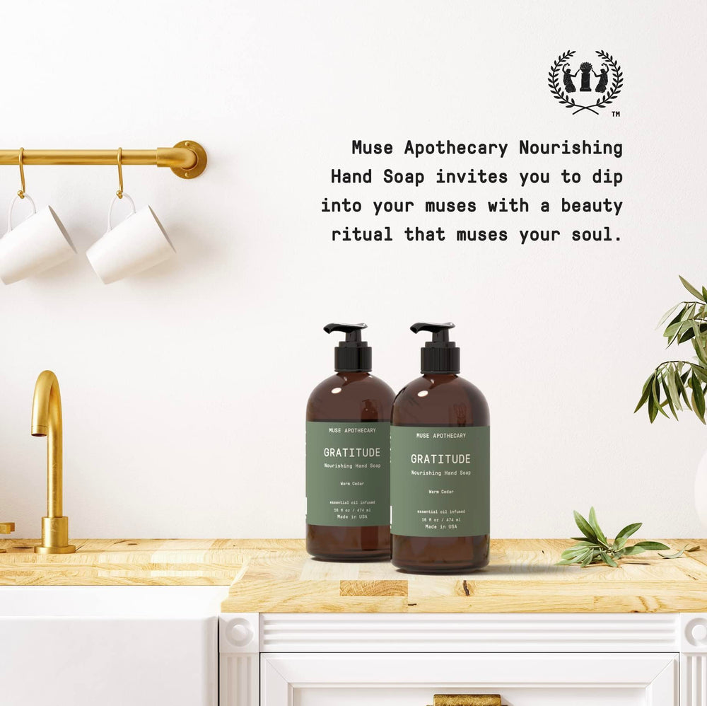 Muse Apothecary aromathérapie naturelle pour mains propres et revitalisées