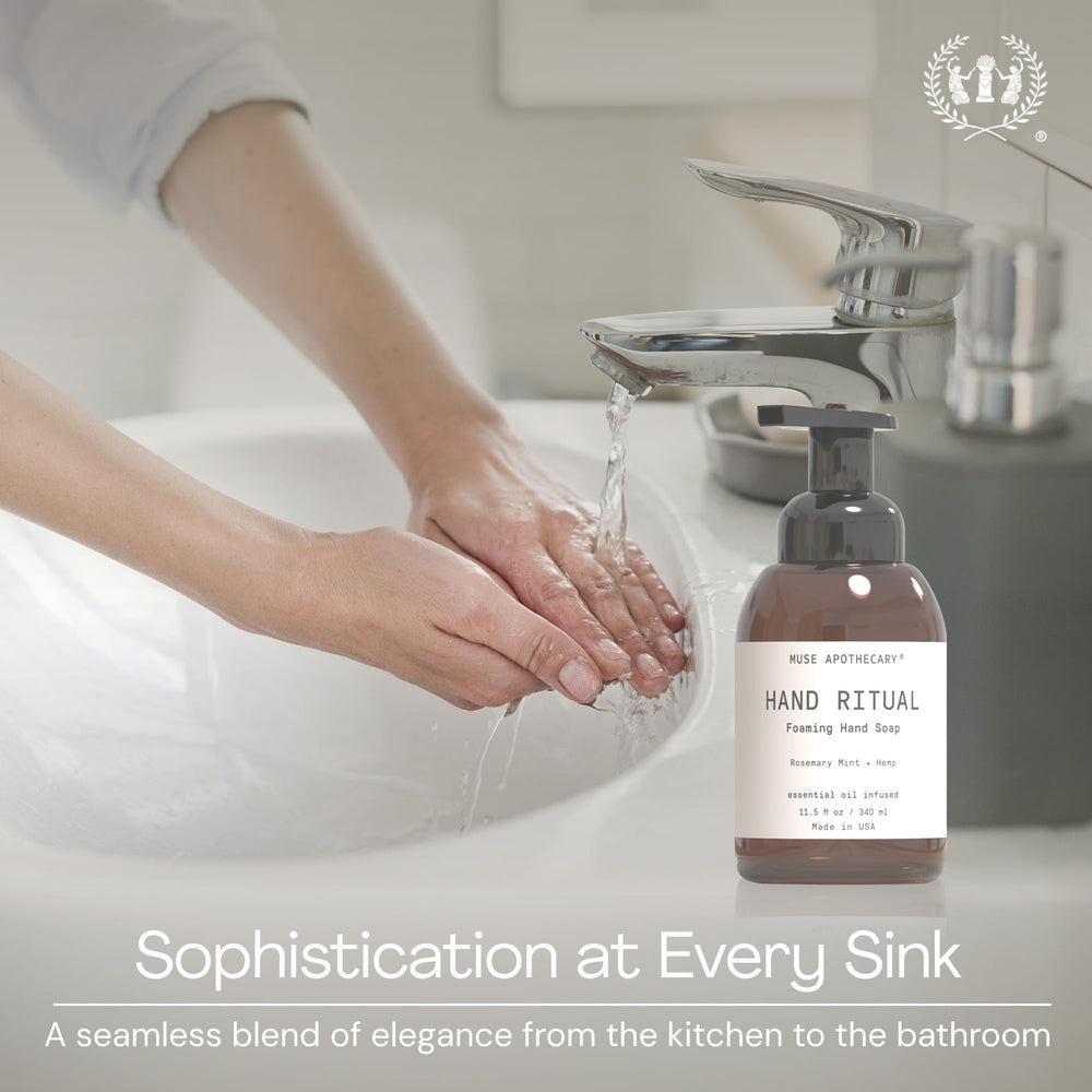 Certifié USDA Biobased, Muse Apothecary Hand Ritual respecte l’environnement.