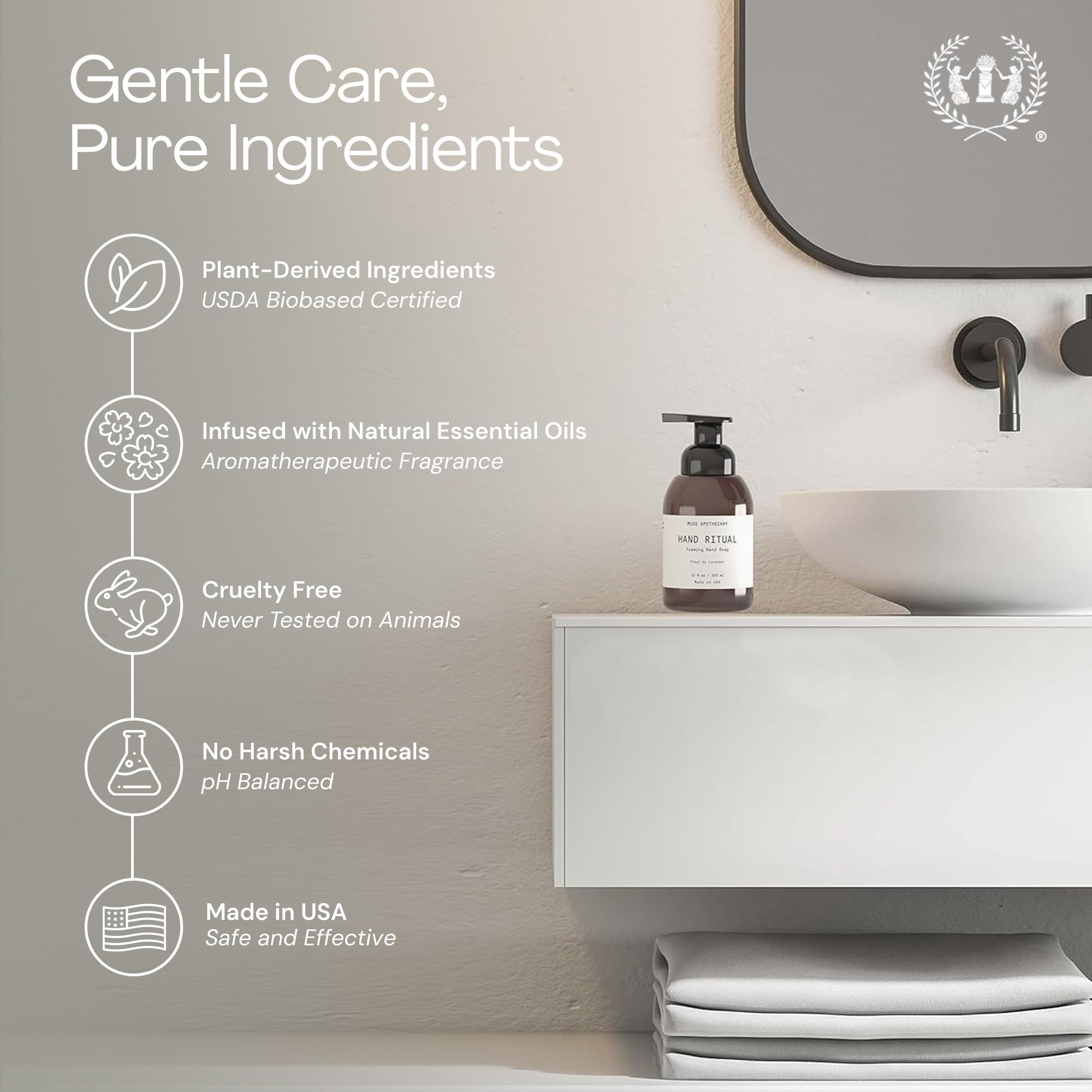 Muse Apothecary Hand Ritual – emballage cadeau élégant, idéal pour offrir.