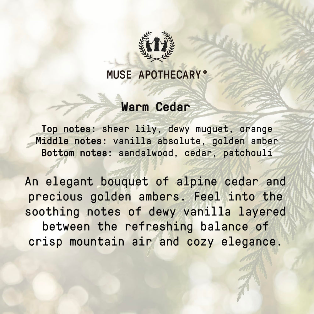 Muse Apothecary emballage éco-responsable, idéal en cadeau