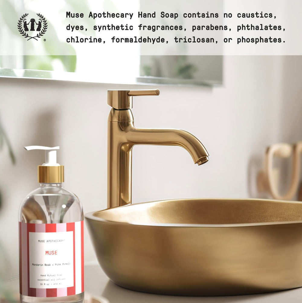 Muse Apothecary Hand Ritual – Packaging cadeau luxueux, parfait pour Saint-Valentin et occasions spéciales.