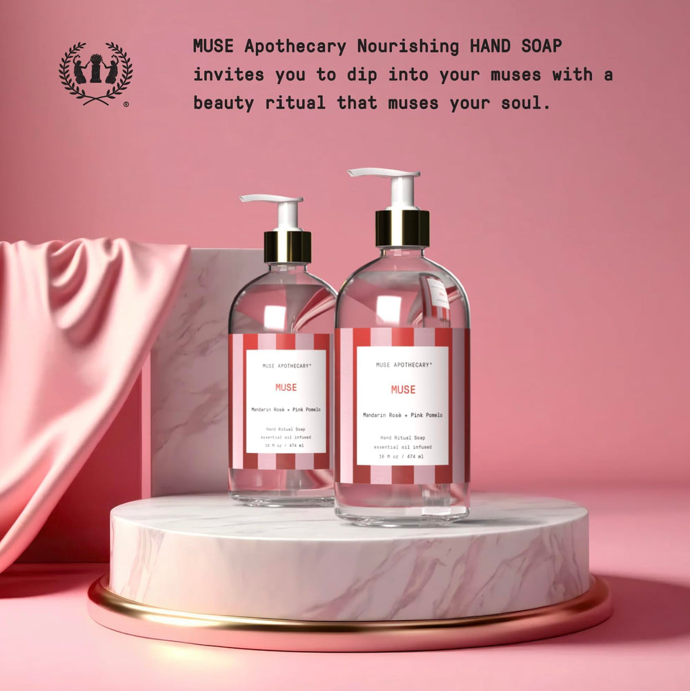 Muse Apothecary Hand Ritual – Mousse généreuse qui nettoie en douceur et laisse la peau souple.