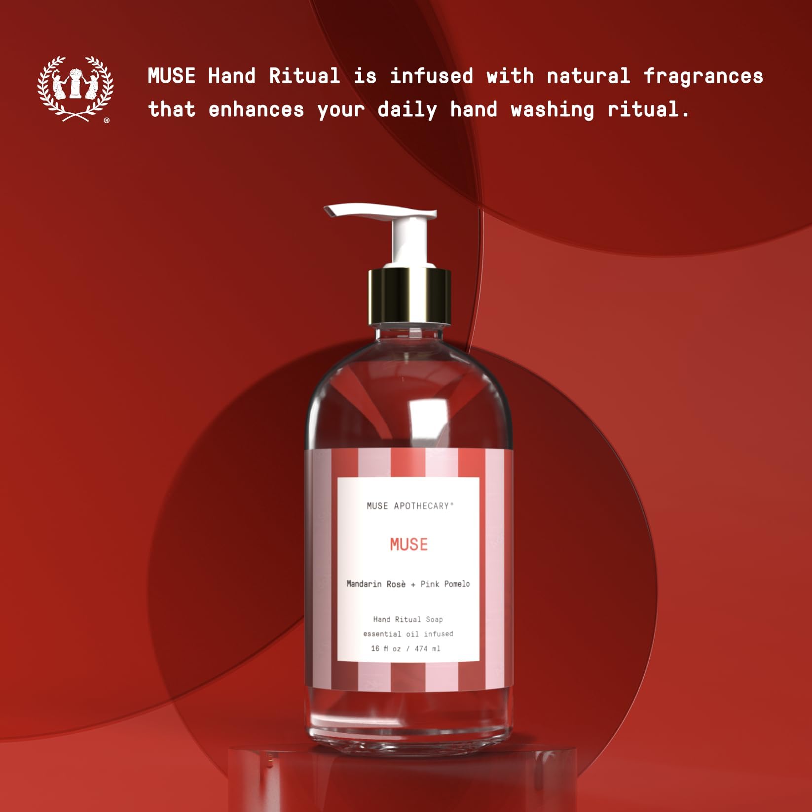 Muse Apothecary Hand Ritual – Formule sans cruauté certifiée pour le soin quotidien.
