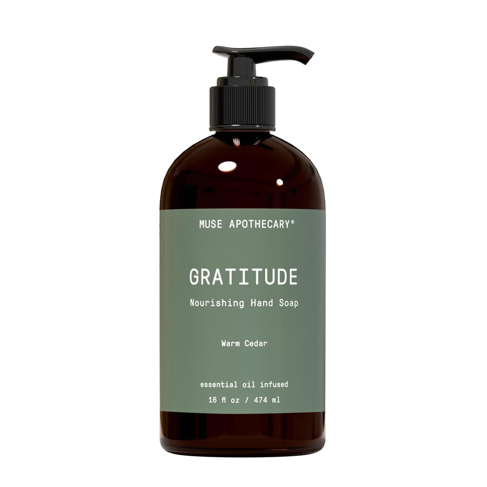 Muse Apothecary Main Rituel – bouteille-pompe pour une application facile et quotidienne.