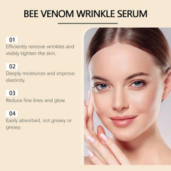 Texture riche Musellot venin d abeille révèle peau plus lisse
