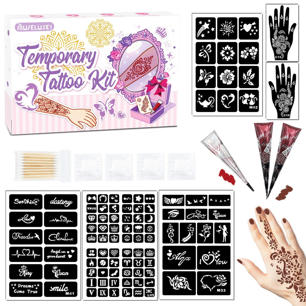 MuseLuxe pâte tatouage brun: fini naturel et application fluide pour un look discret.