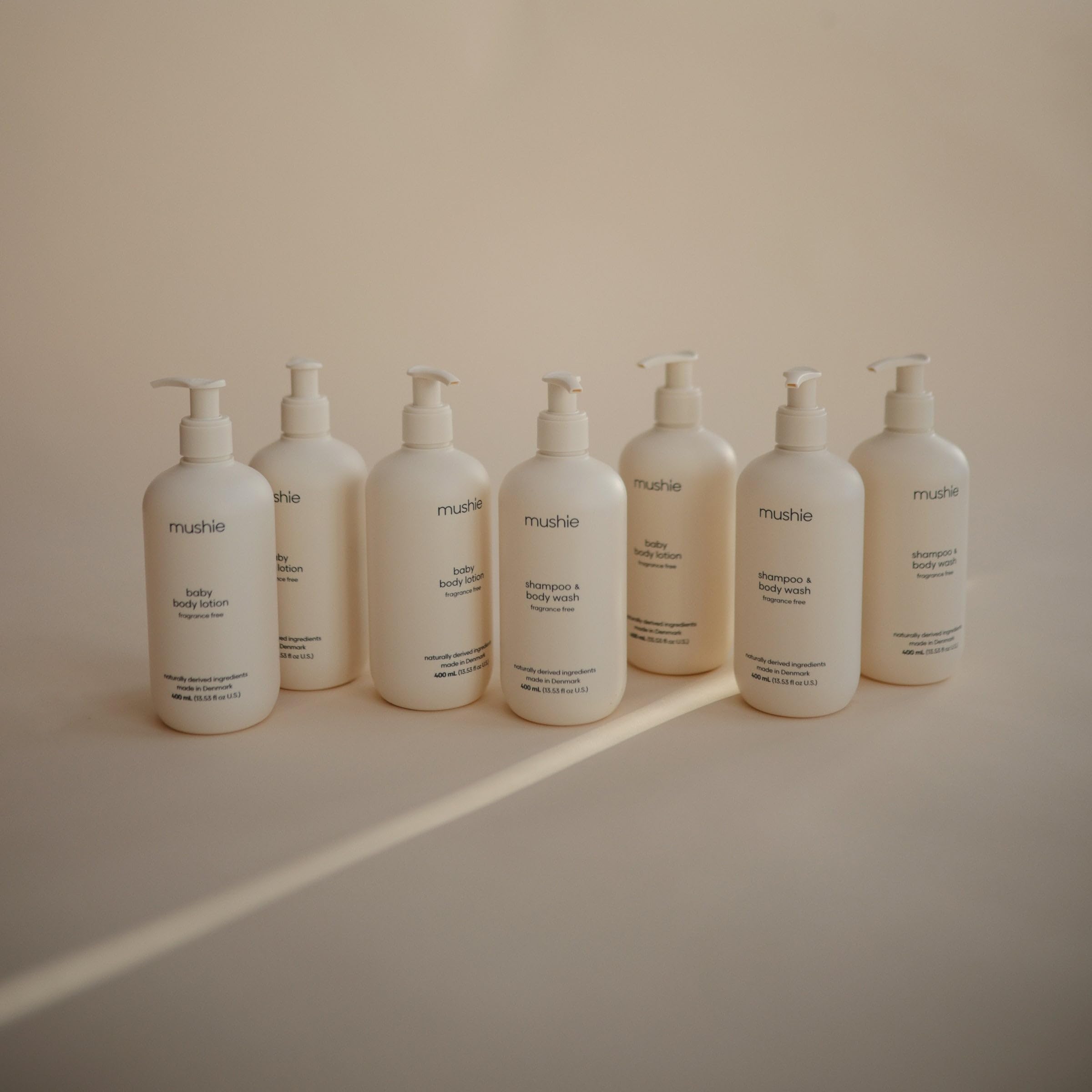 Mushie Shampoing Bébé – bain sans parfum pour peaux délicates.