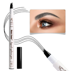 Stylo sourcils Music Flower avec quatre micro-fourches pour tracés précis.