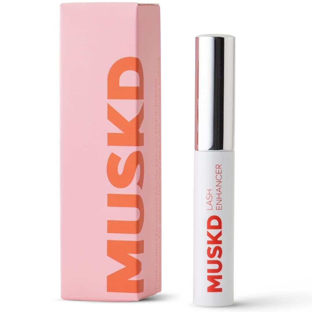 MUSKD sérum cils, bouteille 3 ml prête à l’emploi pour usage quotidien.