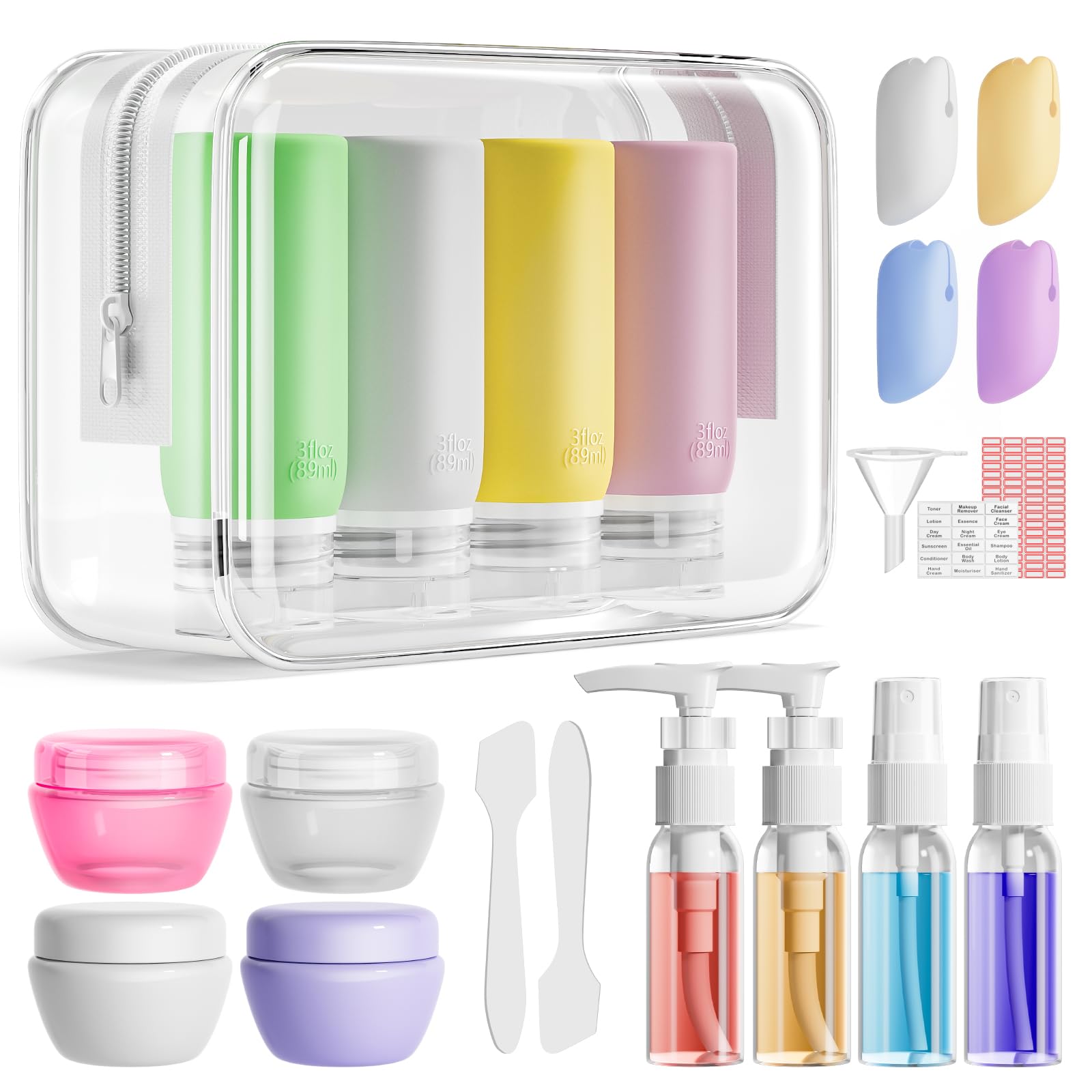 Bouteille Muslish en silicone anti-fuite avec capuchon pratique.