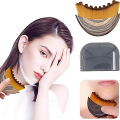 Brosse lymphatique Mustio pour contour du visage et du cou, favorise la circulation.