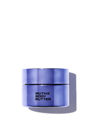 Beurre pour le corps MUTHA, texture riche offrant hydratation enveloppante pour peau douce.