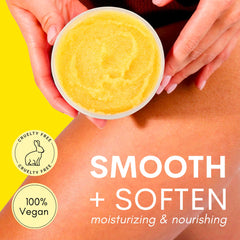 Muun Gommage Curcuma Corps – application sur cuisses intérieures pour peau uniforme