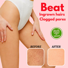 Muun Gommage Zone Bikini – ingrédients actifs et hydratants pour la peau.