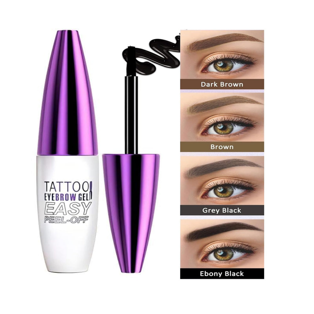 MVC tatouage-sourcils gel applicateur pinceau intégré pour une utilisation pratique.
