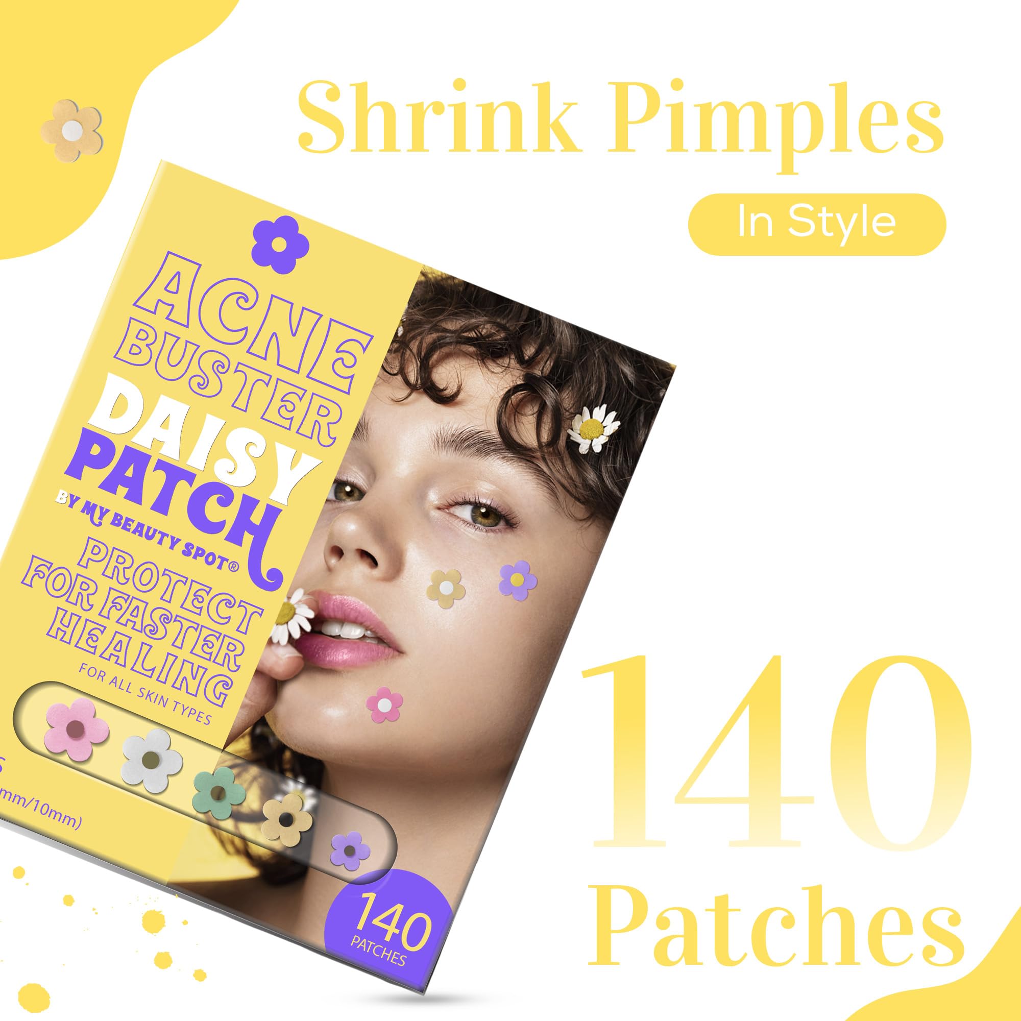 Patchs My Beauty Spot hydrocolloïde absorbent l’excès de sébum.