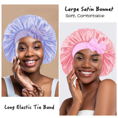 my novel things bonnet satin lien ajustable pour ajustement sûr.
