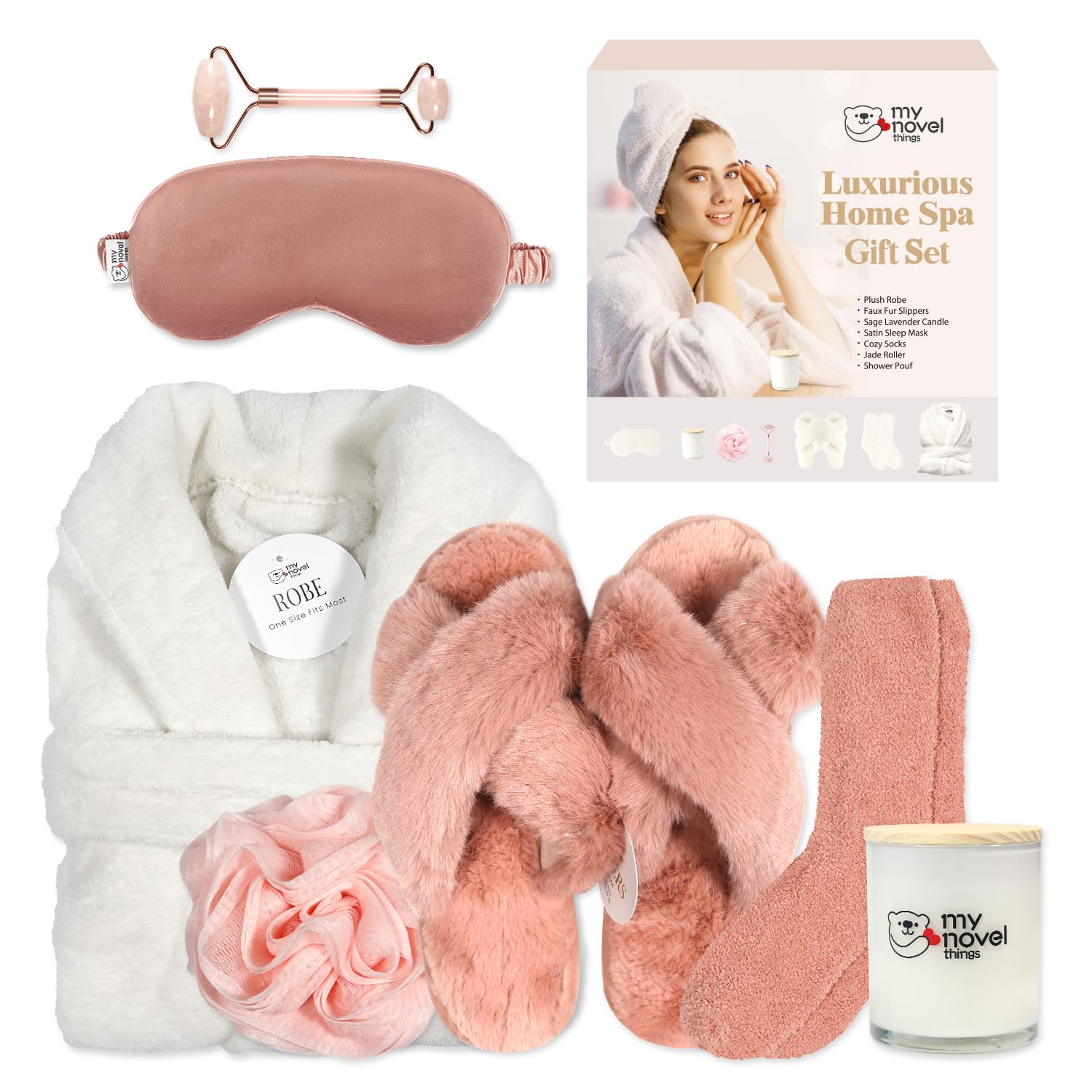 Robe de chambre satinée My Novel Things pour un cocooning nocturne