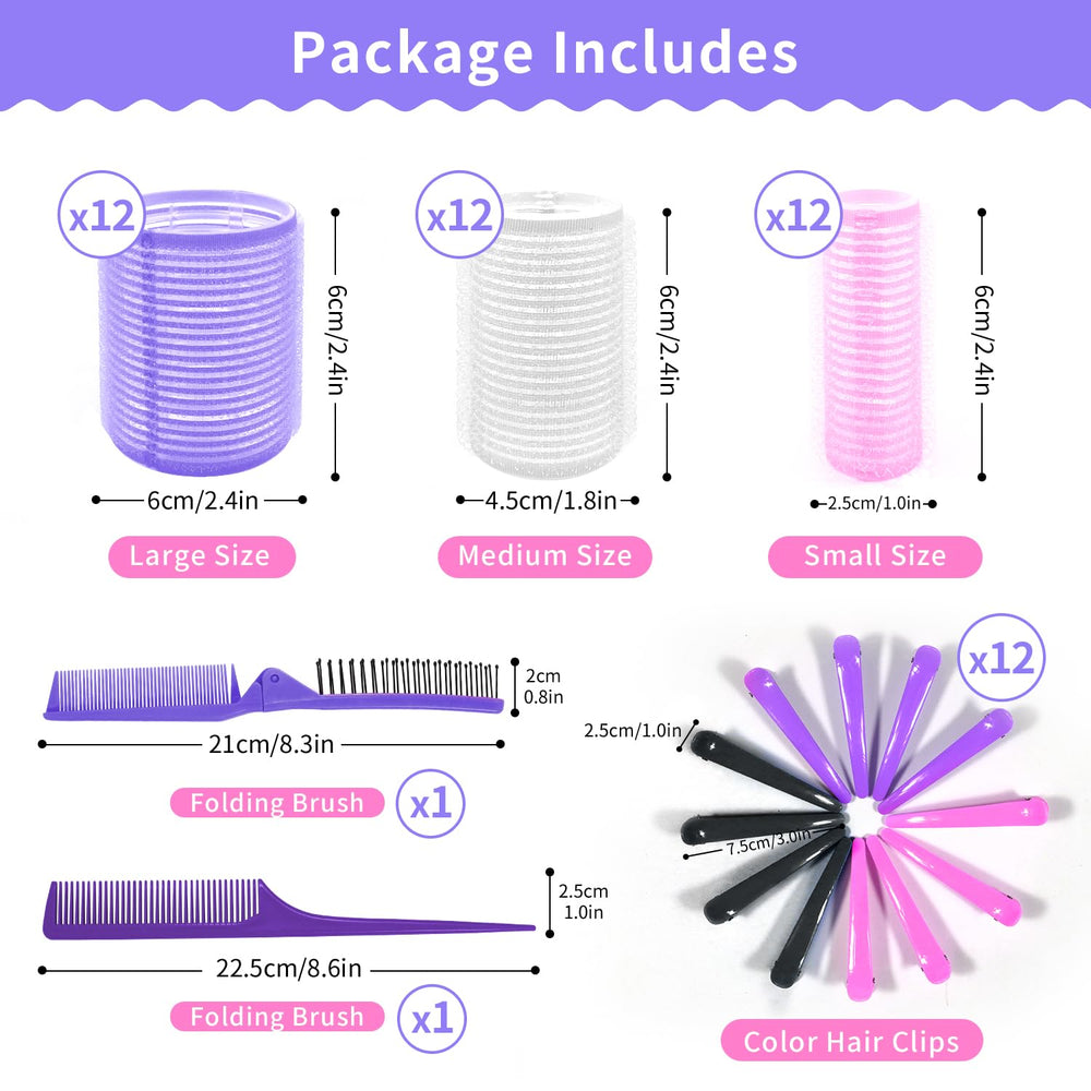 my novel things rouleaux velcro moyens pour boucles souples et naturelles