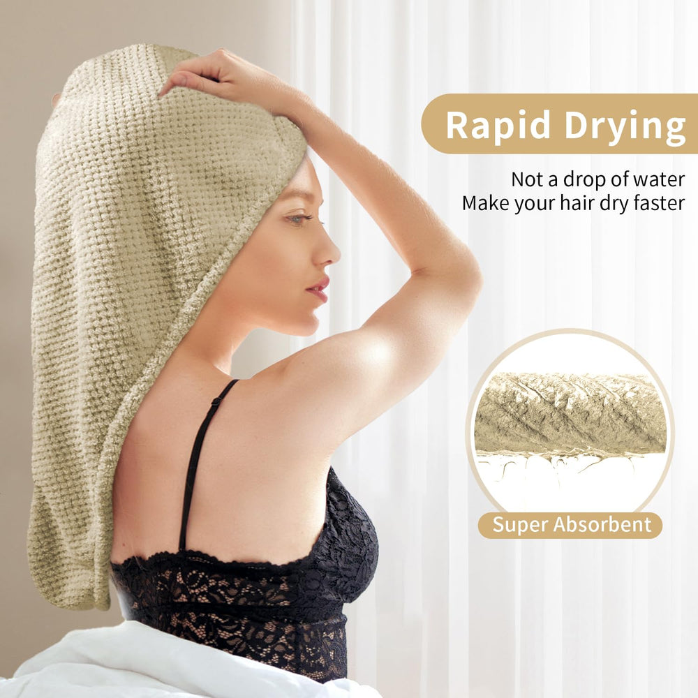 my novel things wrap cheveux microfibre sechage rapide, absorbe l'eau et protège les frottements