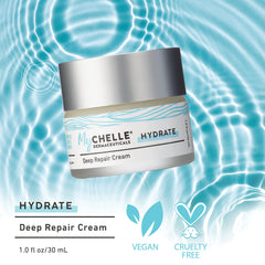 MyCHELLE Deep Repair Cream — texture crème riche pour nourrir en profondeur.