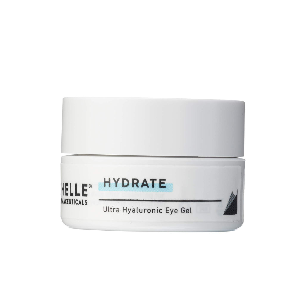 Application quotidienne autour des yeux avec MyChelle Gel Yeux Hyaluronique Ultra.
