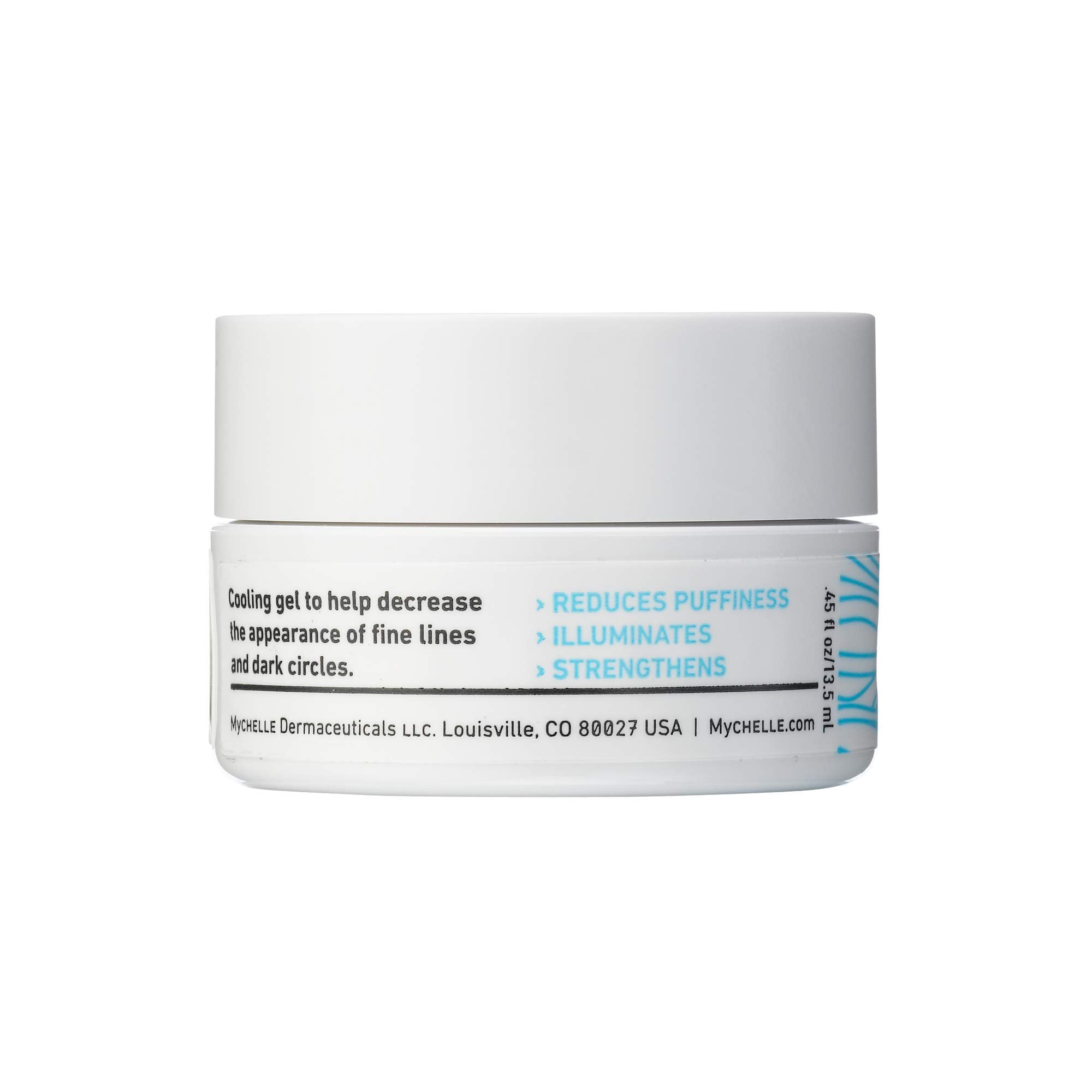 Texture légère du Gel Yeux Hyaluronique Ultra MyChelle, absorption rapide.