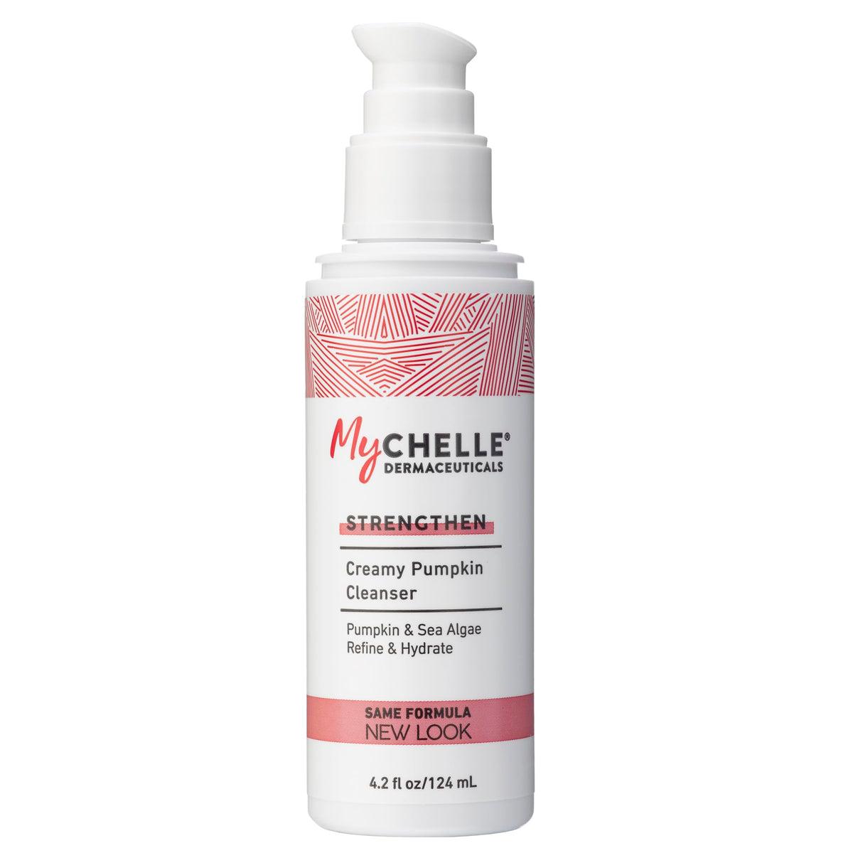MyCHELLE Pumpkin Cleanser: bouteille élégante prêt pour le soin, purification douce.
