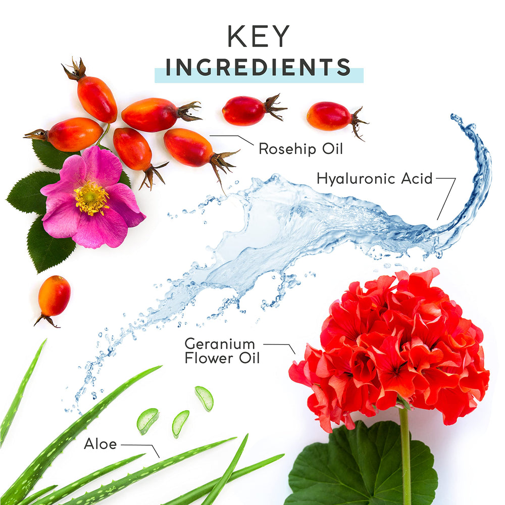 MyCHELLE Sérum Hyaluronique Ultra, formule propre sans OGM vegan et testé dermatologiquement.