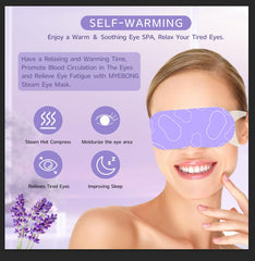 Relaxation spa à domicile avec MYEBONG masque yeux relaxant et lavande.