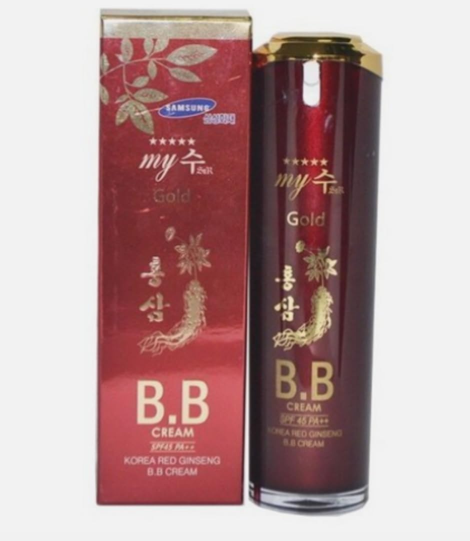 Application quotidienne de My Gold Myjin BB Cream pour couvrance légère.