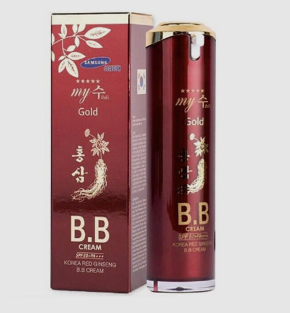 Effet eclat-brillance avec My Gold Myjin BB Cream sur le teint.