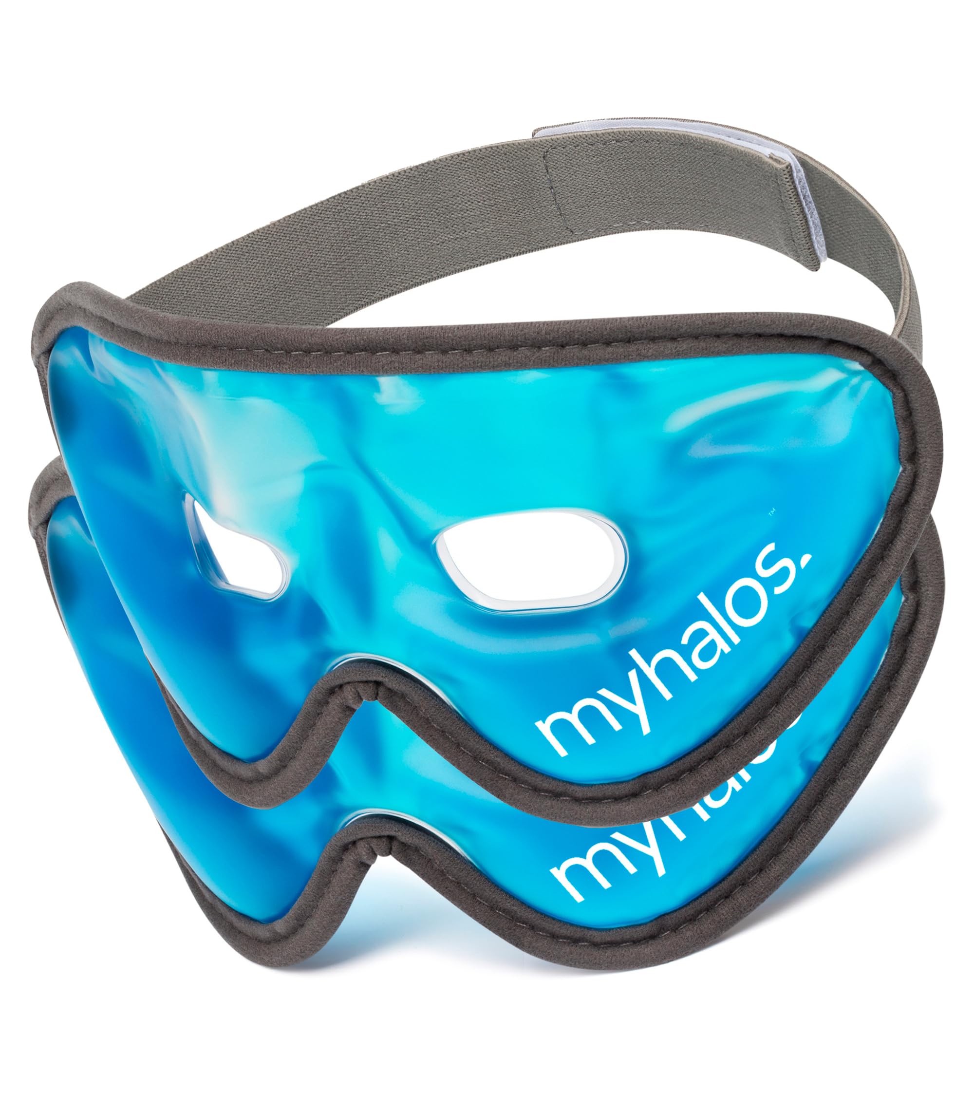 Masque gel MyHalos : refroidissement apaisant pour les yeux fatigués.