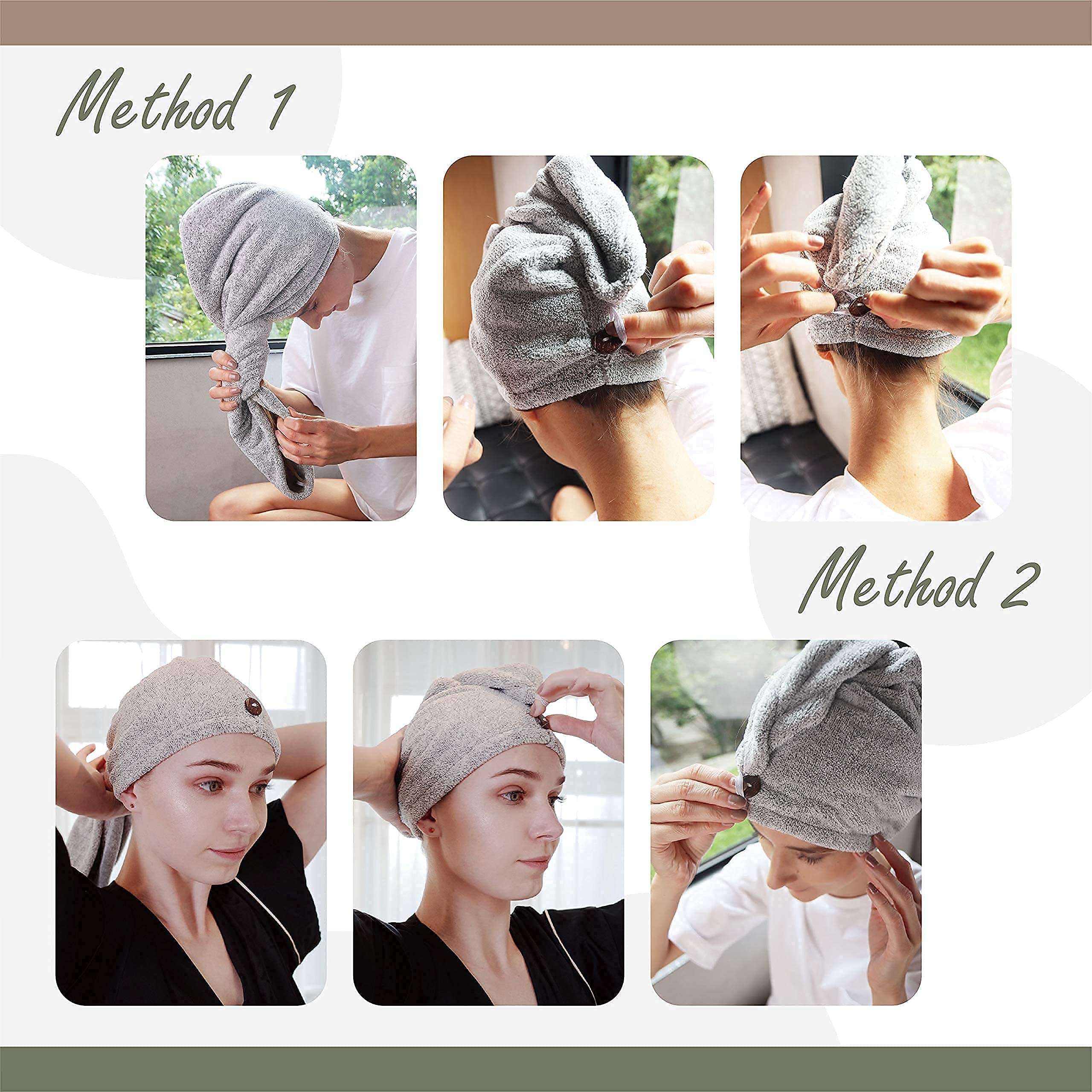 Bouton coquille coco myHomeBody gris, fermeture durable et esthétique.
