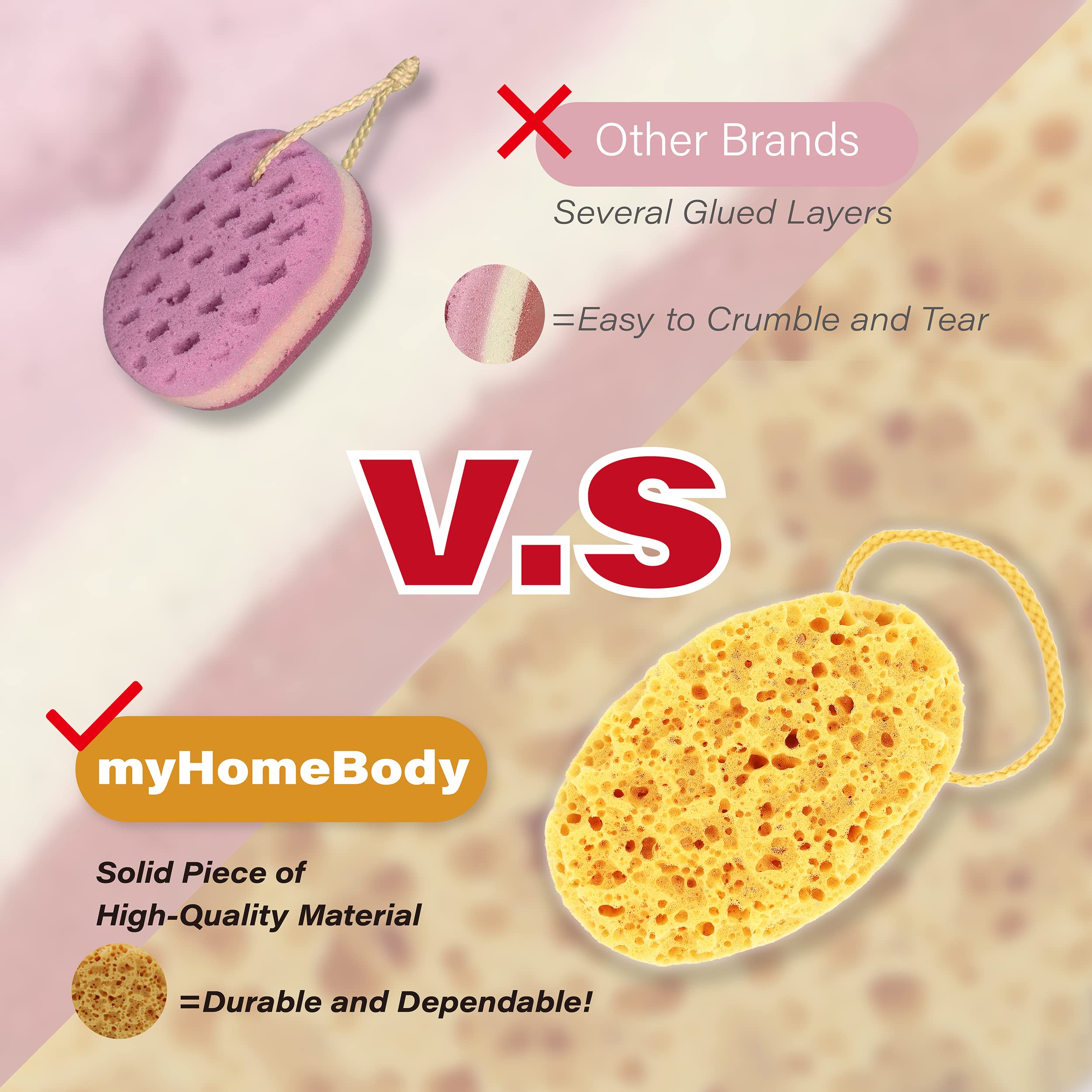myHomeBody détail texture douce, soin agréable pour la peau.