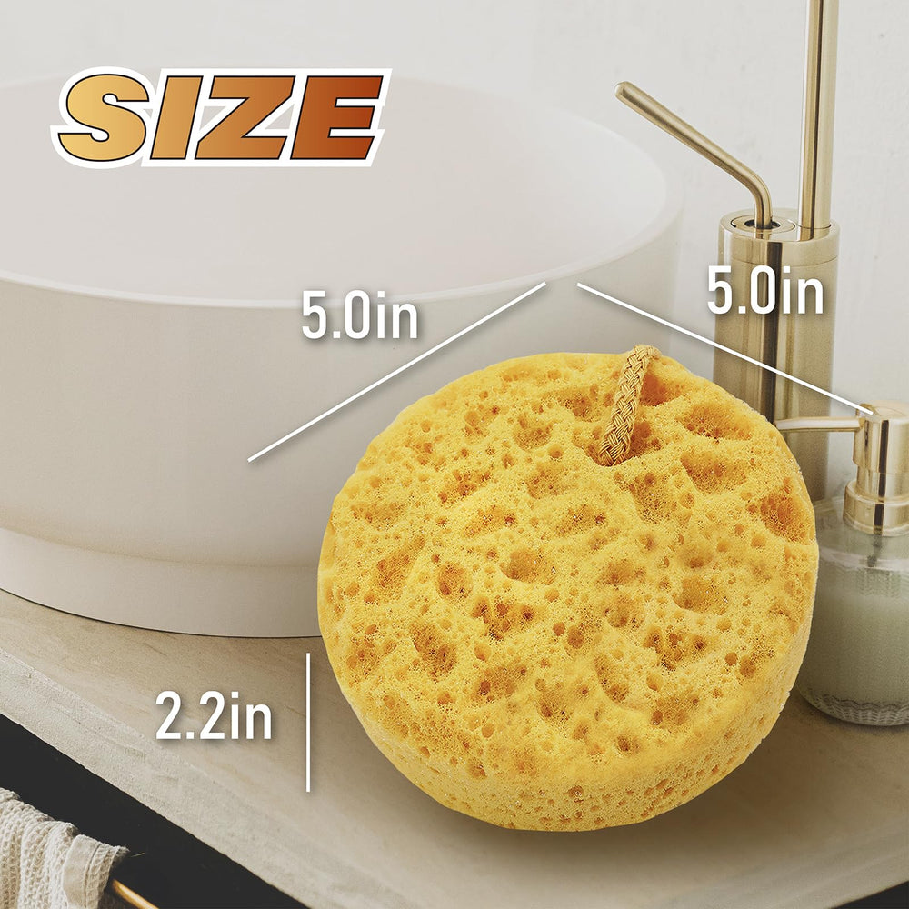 myHomeBody gant de douche en mousse douce et durable pour un gommage délicat.