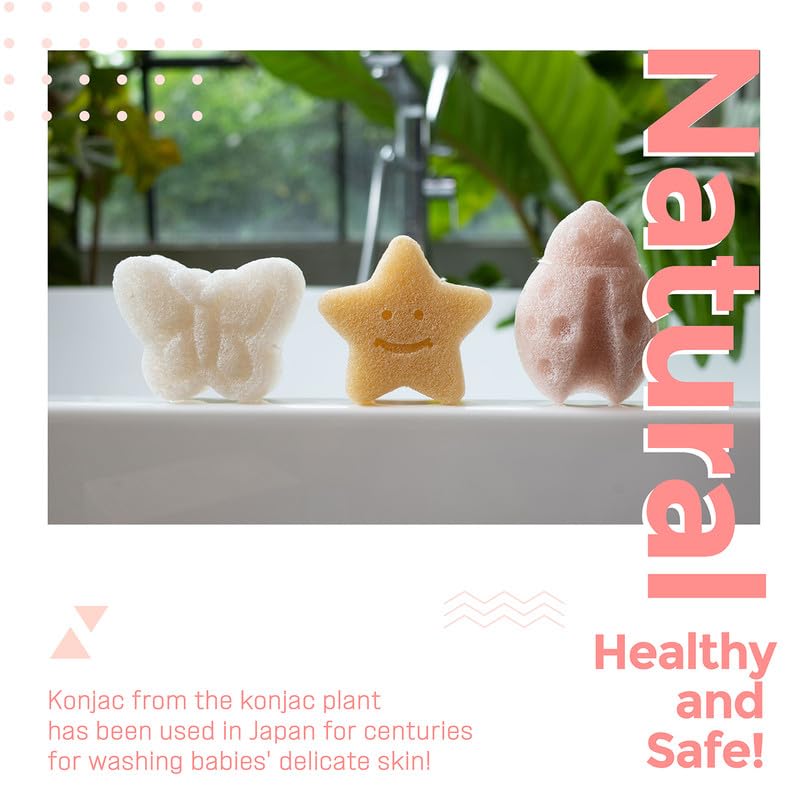 myHomeBody Konjac coccinelle: nettoyage en douceur pour la peau délicate.