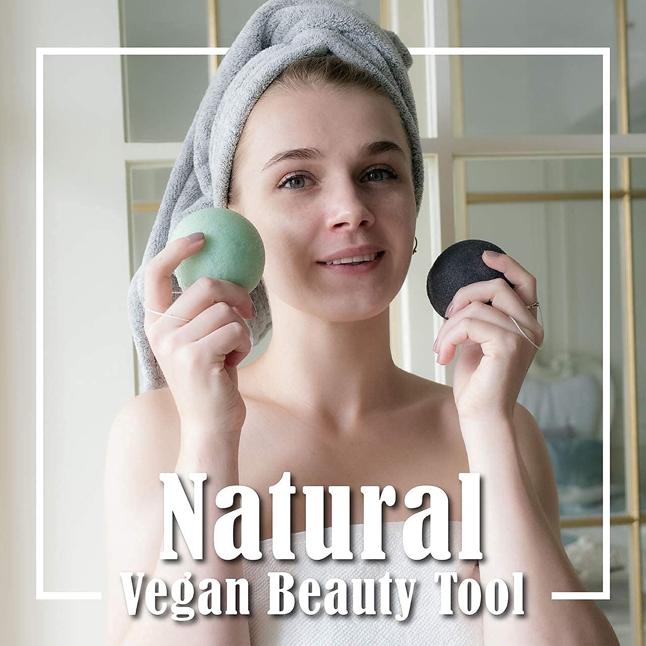 myHomeBody Konjac éponge utilisation douche — pratique pendant la routine de soin