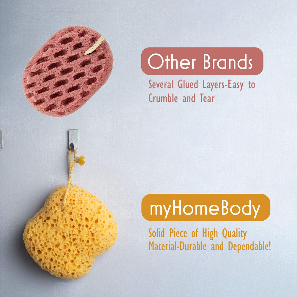 Lot de deux éponges myHomeBody, praticité et remplacement facile