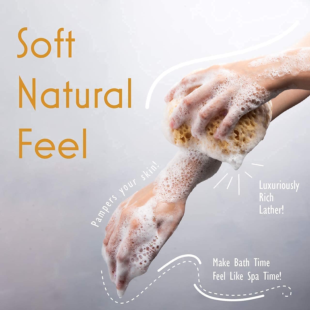 myHomeBody pack-de-3-eponges-bain est pratique pour toute la famille.