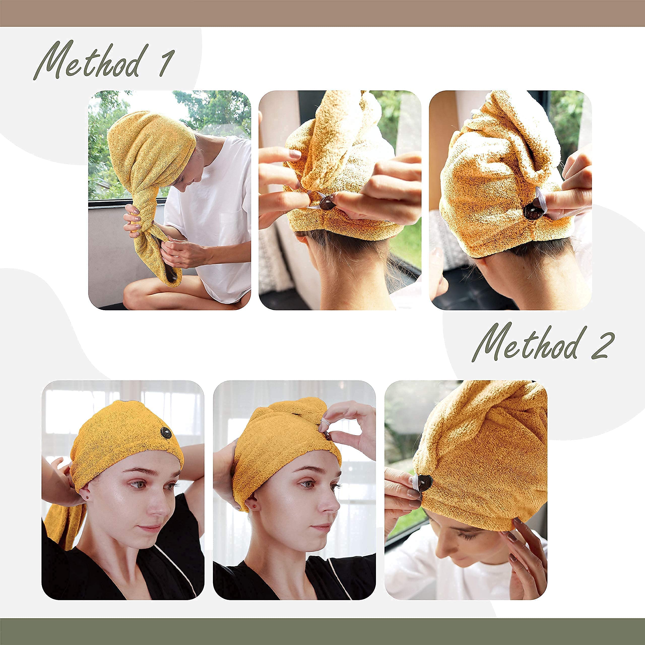 myHomeBody turban-poids léger qui n’alourdit pas les épaules.