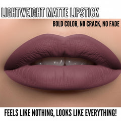 Texture matte naturelle de Mynena Rose Mauve Poudré