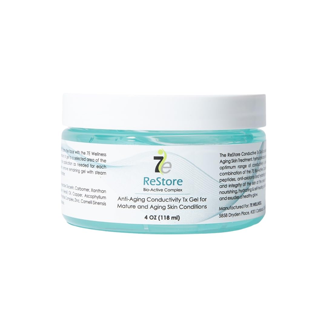 Myolift Restore Gel bottle pouring for even application and hydration