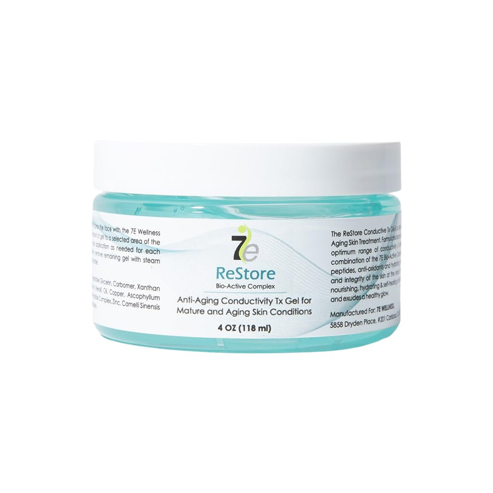 Myolift Restore Gel bottle pouring for even application and hydration